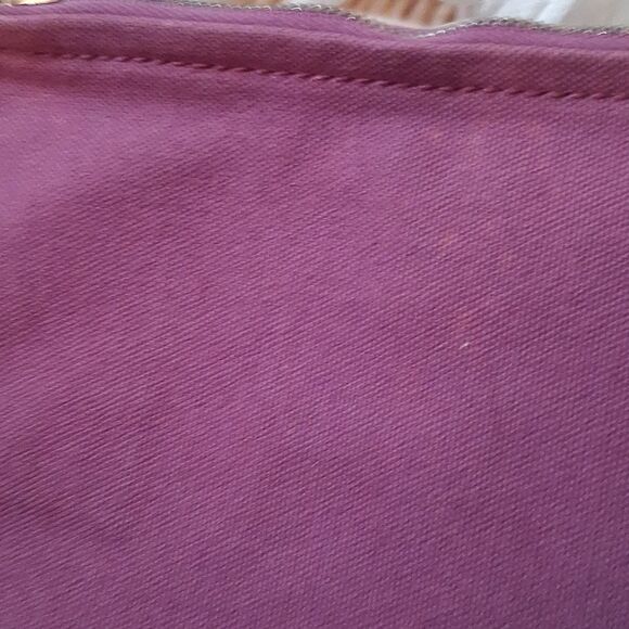 Authentic Hermès Pink Bora Bora Pouch Canvas Small Clutch Cosmetic Case - Picture 12 of 16